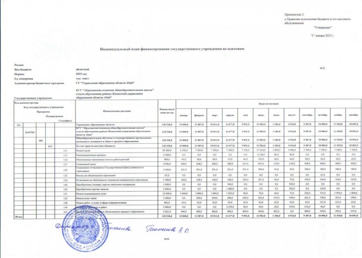 Детальный план